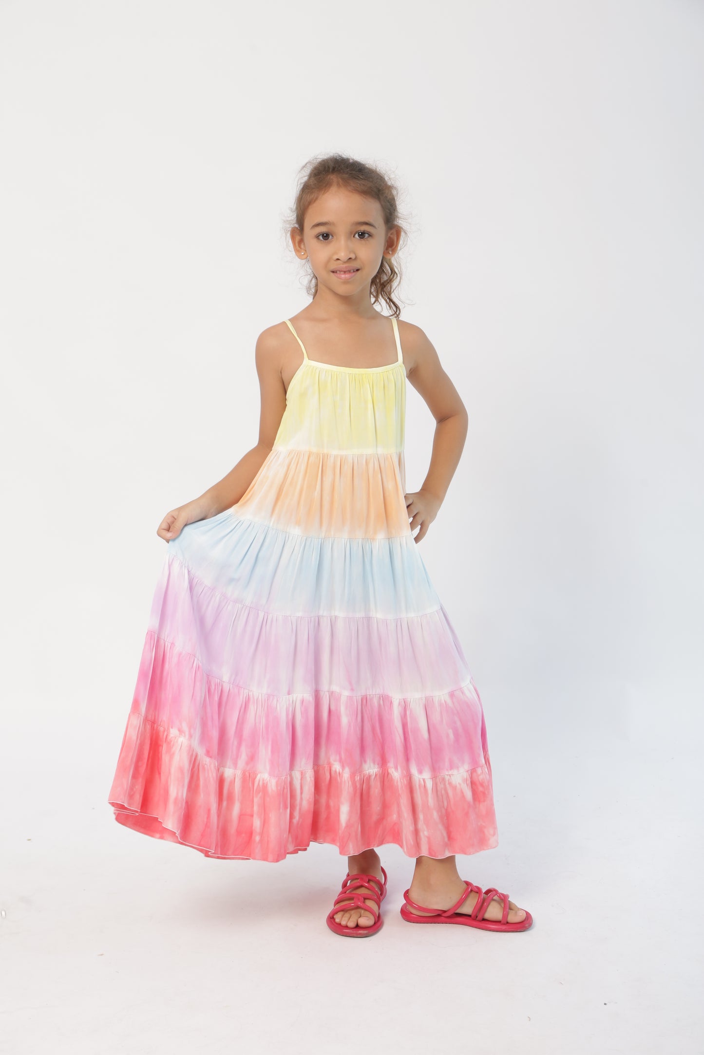 π Serenai Dress β Rainbow Ombre Whimsy β¨
