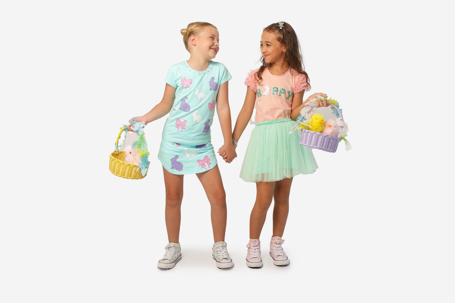 Bunnies In Bloom Tee & Skort Set