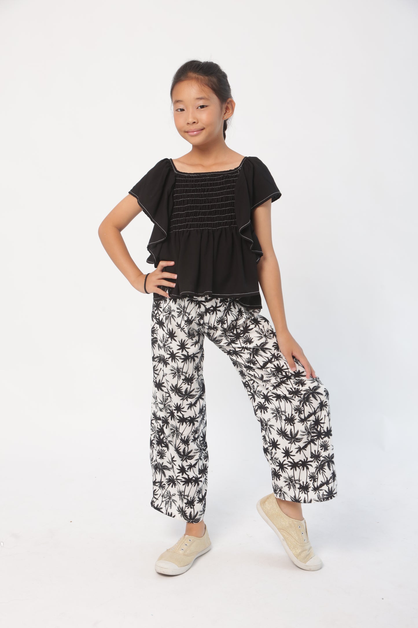π΄ Sunset Palm Top and Pant Set π€