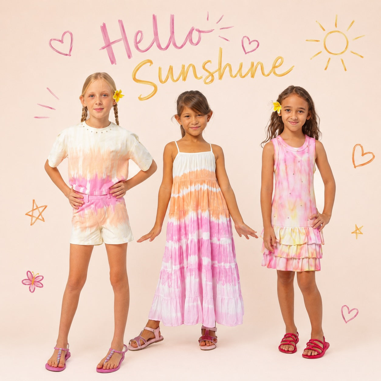 Pink Lemonade Tie Dye Lexi Dress ππ