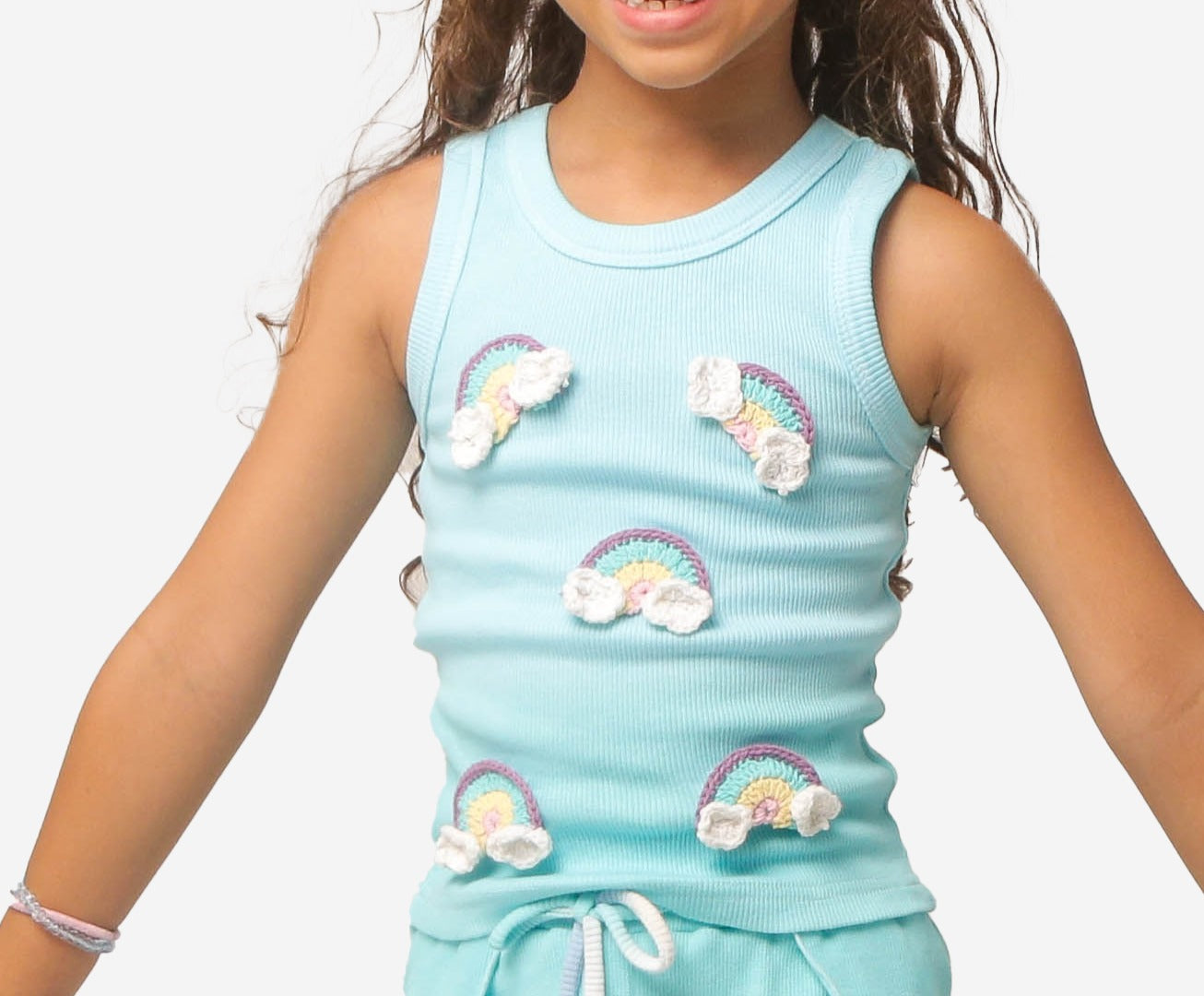 Rainbow Sky Dip Dye Tank &amp; Short Set 🌈