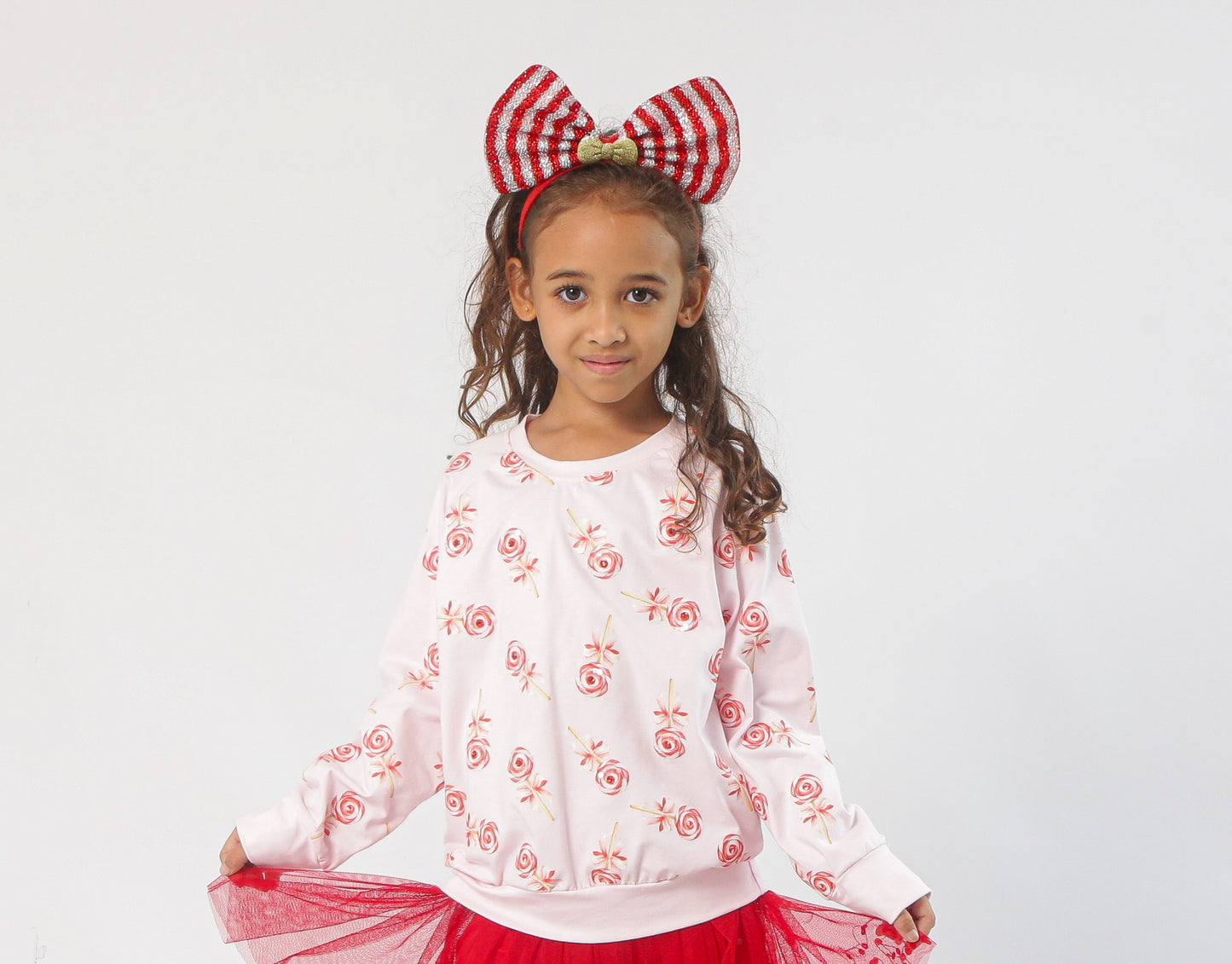 🍭 Candy Cane Cutie Sweatshirt 🍭