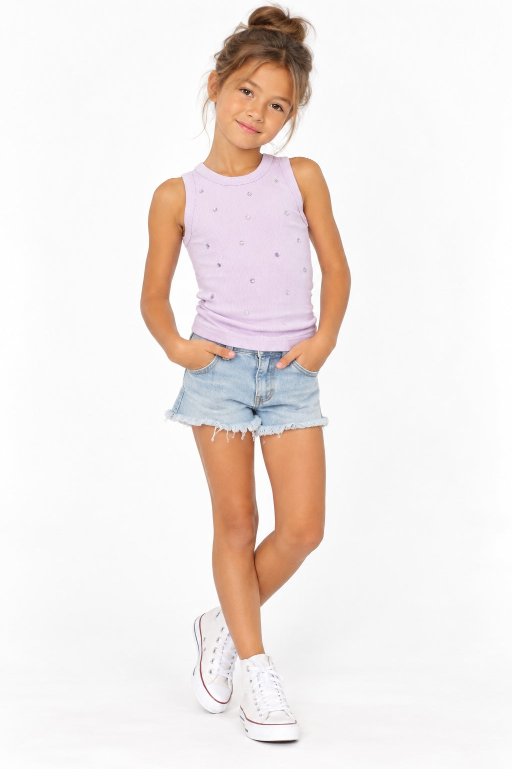 Lavender Lexi Jewel Tank