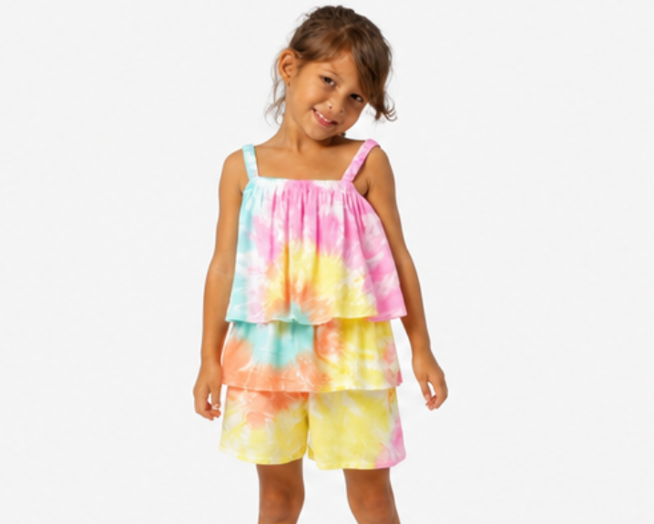 Daydream Hand Tie-Dye Romper