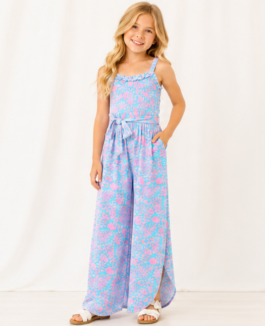 Rara Tropical Print Romper