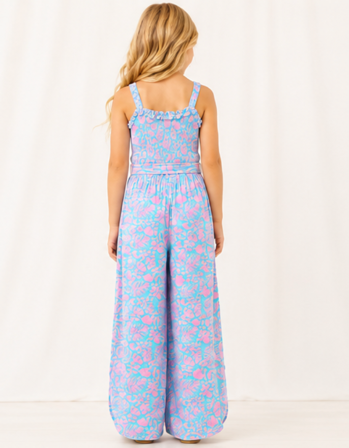 Rara Tropical Print Romper