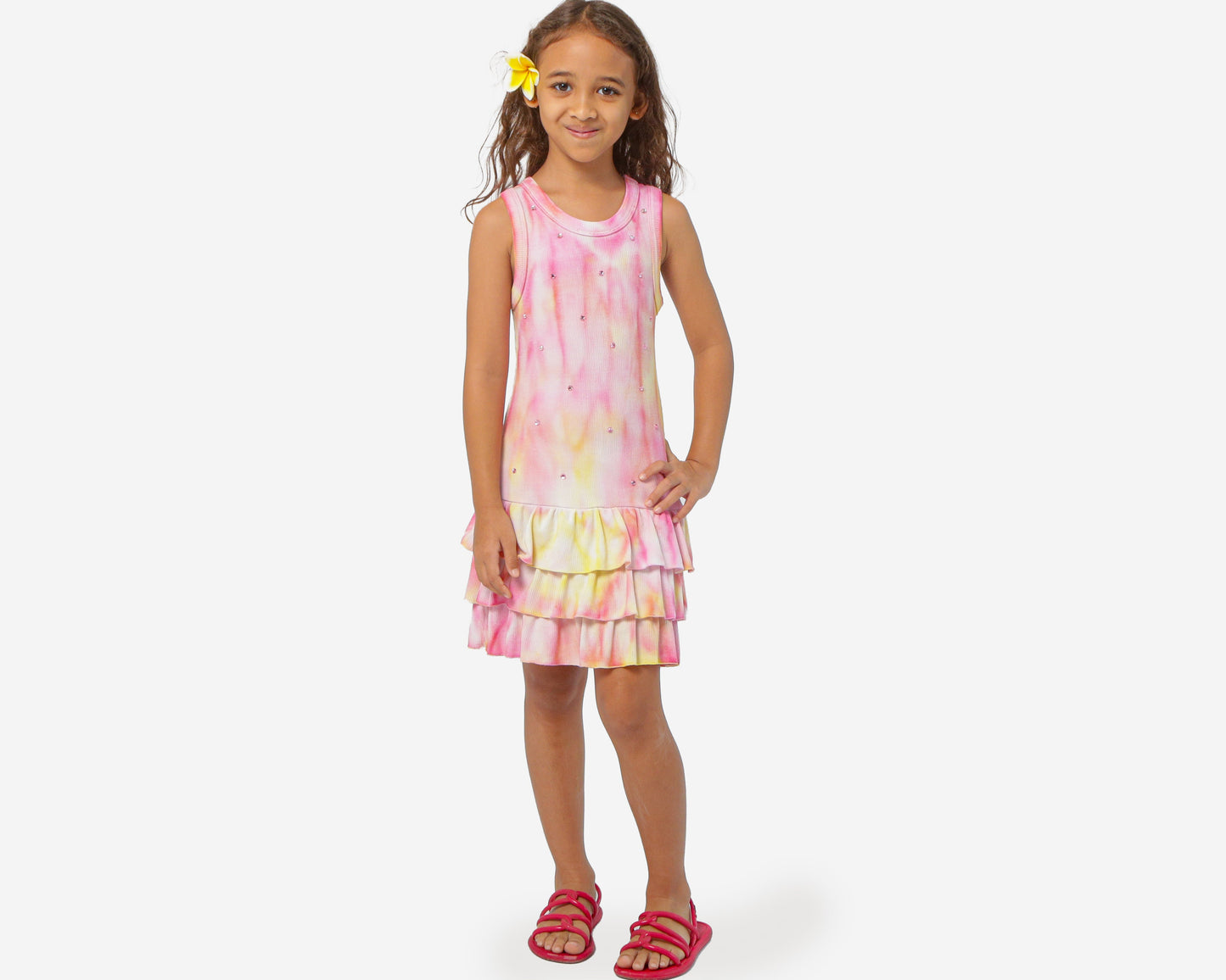 Pink Lemonade Tie Dye Lexi Dress 🍋💖