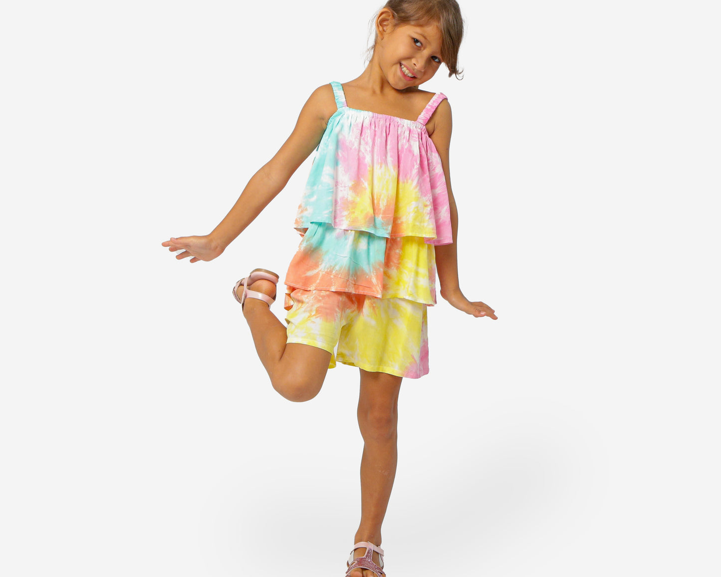 Daydream Hand Tie-Dye Romper