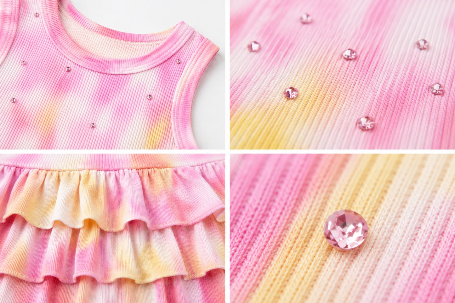 Pink Lemonade Tie Dye Lexi Dress 🍋💖