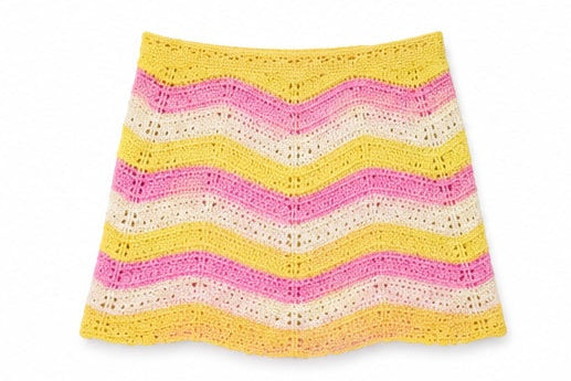 Sunshine Crochet Skort Set