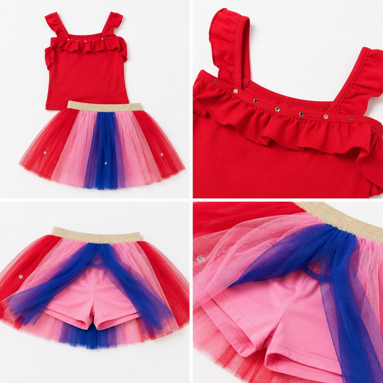 Red, White and Twirl Set