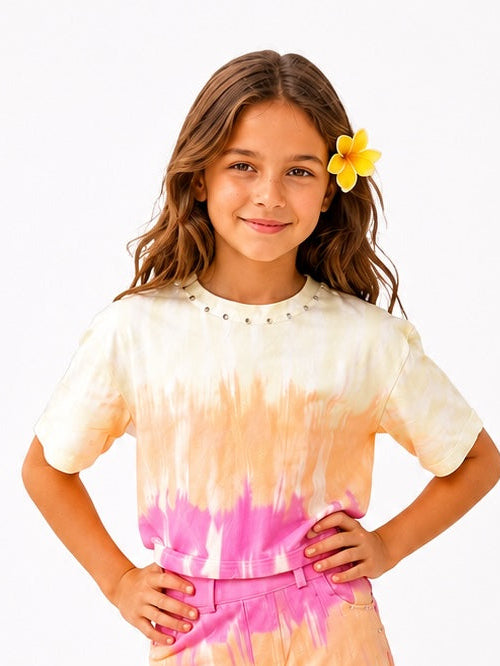 Sunset Tie-Dye Skort Set